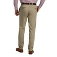 thumbnail image 3 of Men's Haggar Iron Free Premium Khaki Straight-Fit Flat Front Perfect Fit Waistband Casual Pant Sand, 3 of 6