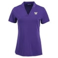 thumbnail image 2 of Women's Cutter & Buck Heather Purple Washington Huskies  Forge Heathered Stretch Blade Top, 2 of 3
