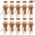 thumbnail image 2 of Wishing Bottle Glass Empty - 10PCS Transparent Message Jar Mini Candy Bottle, 2 of 10
