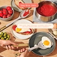thumbnail image 4 of Beautiful 12-Piece Hybrid Tri-Ply Stainless Steel Cookware Set, Ceramic Nonstick Pots & Pans with Glass Lids & Kitchen Utensils by Drew Barrymore, 4 of 14