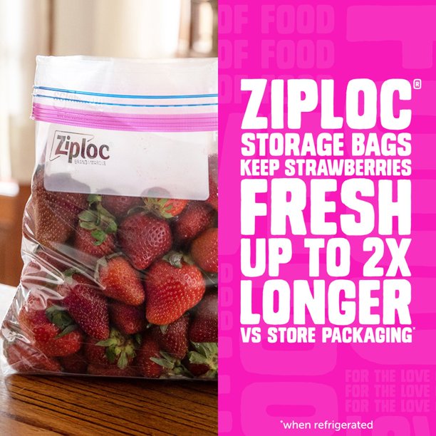 Ziploc Gallon Food Storage Bags With Grip 'n Seal - Holiday Designs, 14 Count, Freezer Safe & Easy Open
