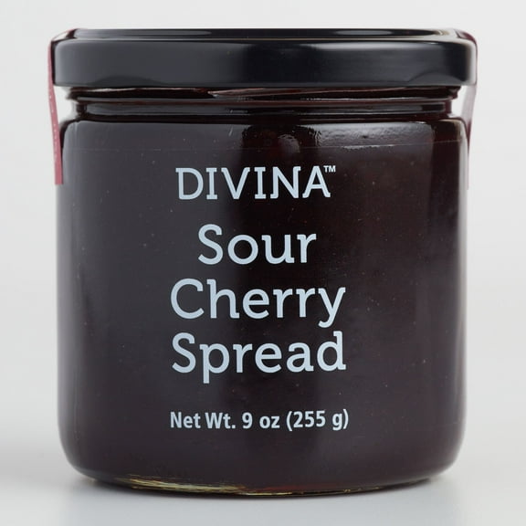 Divina Sour Cherry Spread 9 oz Pack of 3