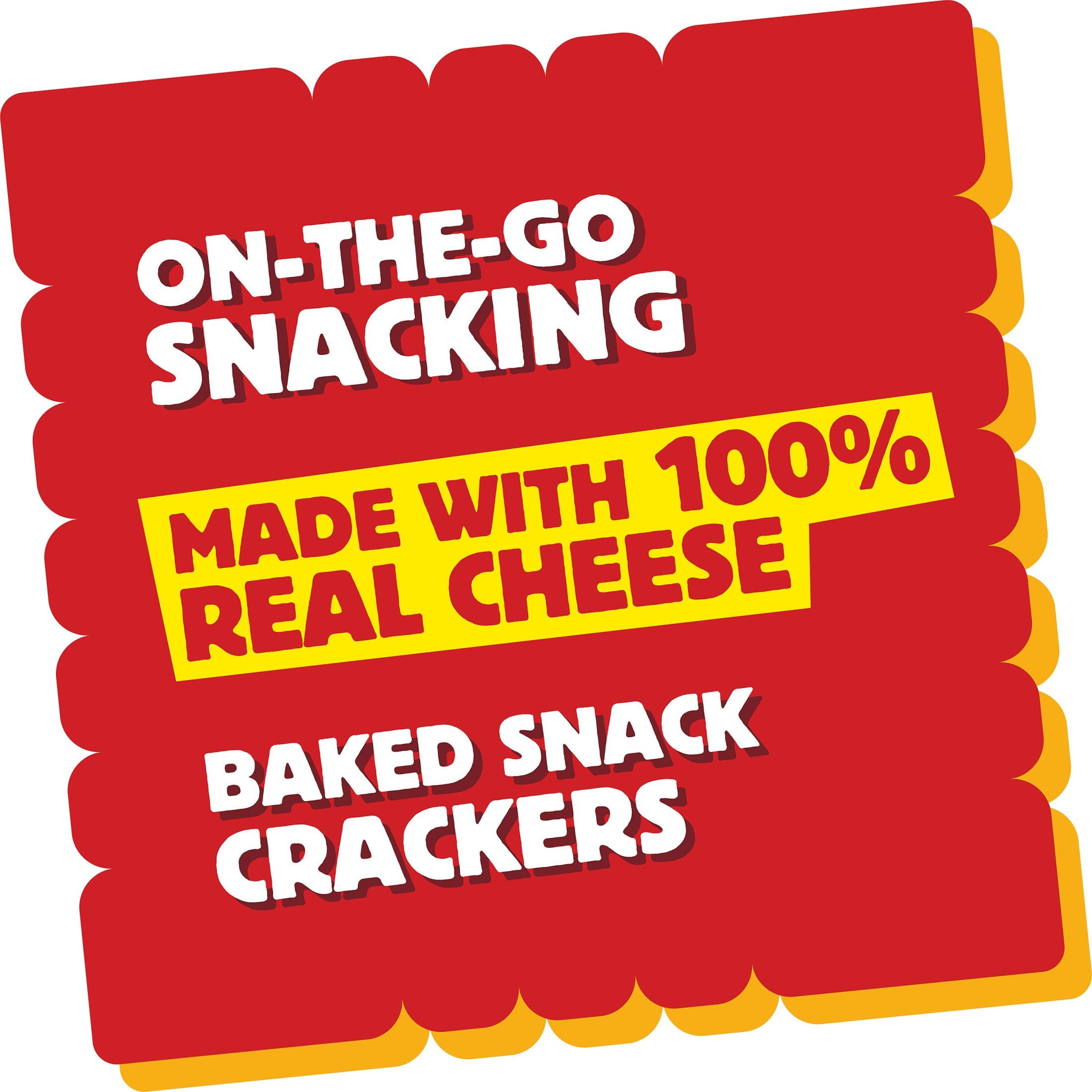 (2 pack) Cheez-It Buffalo Wing Cheese Crackers, Baked Snack Crackers, 12.4 oz