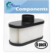 6-Pack Replacement for Kawasaki 490-200-M022 Air Filter - Compatible with Kawasaki 11013-0752 Filter