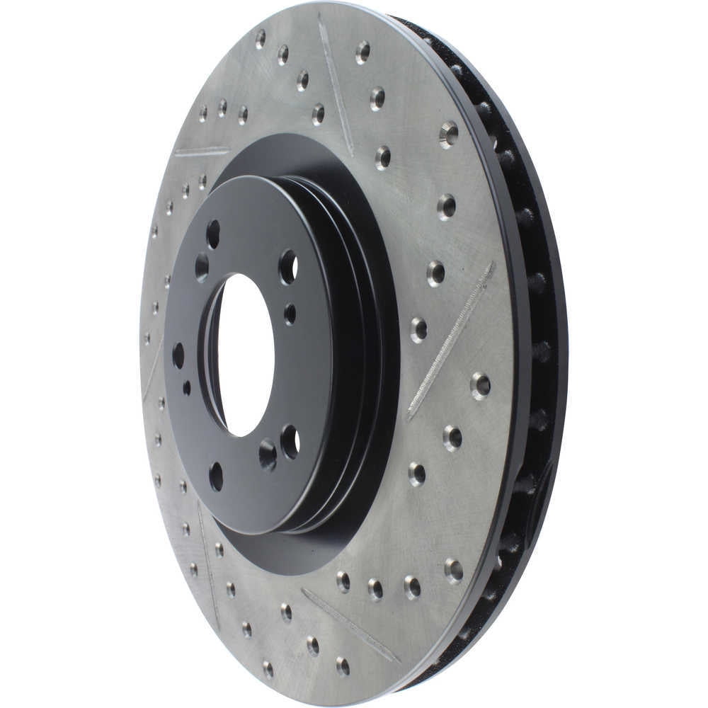 StopTech 00-09 S2000 Slotted & Drilled Left Front Rotor