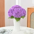 thumbnail image 4 of Hydrangea Artificial Flowers, Latex Real Touch Hydrangeas Lifelike Large Hydrangea Flowers for Home Decor Party Arrangements Wedding Bouquets Centerpieces (Light Purple), 4 of 5