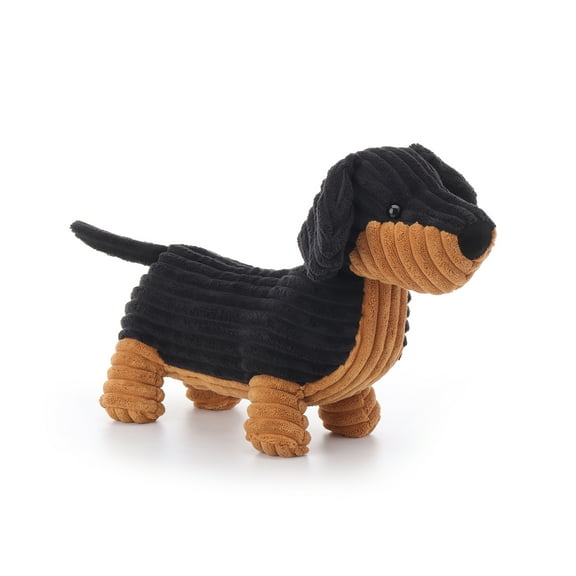 Apricot Lamb Dachshund Fulan Plush Toy for Kids 13.5 Inches