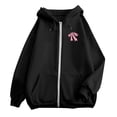 thumbnail image 4 of Chandail à Capuchon Décontracté pour Femmes avec Poche Zippée Manches Longues Sweat à Capuche Sport pour Activités Extérieures, 4 of 6