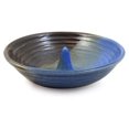 thumbnail image 1 of American Made Stoneware Pottery Microwave Omelette Egg Cooker (Lakeside Blue), 1 of 4