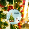 thumbnail image 4 of Ornaments Hanging Decorative Merry Christmas With Gift Box Hanging With Santa Claus 2024 Ornaments For Christmas Tree Winter Year Gifts, 4 of 6