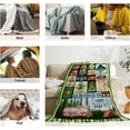 thumbnail image 7 of Yibo Big Foot Sasquatch Gifts Blanket Flannel Soft and Comfortable Anti-static Bed Sofa Blanket, 7 of 7
