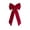 Wine, variant on OCCOA Large Bow Christmas Tree Decoration Stuffed Velvet Bow, Soft Red Wall Hanging Ornament for Holiday, Festive Tree Topper Wreath Decor, Wine