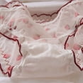 thumbnail image 5 of Lightweight Sweet Strawberry Patterned Sheer Mesh Briefs for Women Japanese Styles Ruffled Underwear Panties Hipsters, 5 of 9
