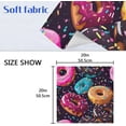 thumbnail image 7 of Coolnut Donuts Cloth Napkins Set of 1,20x20 Inches Napkins Cloth Washable Reusable Soft for Dinner,Wedding,Parties,Home Dinner,Tableative Decor Gift, 7 of 7
