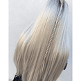 thumbnail image 5 of SUCS Women Natural Gold Party Wig Long Straight Hair Fashion Girl Synthetic Wig, 5 of 6