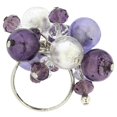 thumbnail image 3 of GlassOfVenice Murano Glass Sorgente Ring - Purple, 3 of 4