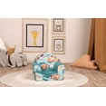 thumbnail image 2 of Delsit Kids Couch for Toddlers - Comfy Armchair for Children, Lightweight Foam Sofa and Reading Chair with Removable Cover, Made in Europe, 2 of 4