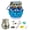A, variant on A Glass Mosaic Candle Holder Diy Kit Craft Set For Kids Art Project With Led Lamp And Accessories