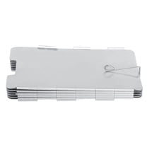11-Panel Foldable Windscreen - Portable Stainless Steel Camping Stove Windshield