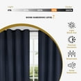 thumbnail image 3 of Shimmer Blackout 2 Panel Curtains, 3 of 7