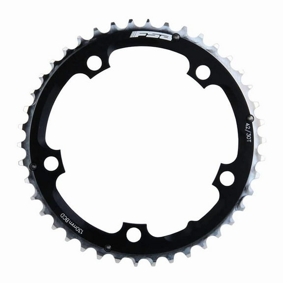 FSA Pro Road Chainring 130 x 42t - Black Fits Triple WB063 S-9/10