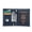 1-slot Blue, variant on Contact's Full Grain Leather Passport Card Holders for Trave Rfid , Air Tag Passport Wallet Holder (Dark Brown)