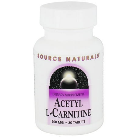 UPC 021078004981 product image for Source Naturals Acetyl L Carnitine 500 Mg Tablets - 30 Ea | upcitemdb.com