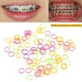 thumbnail image 3 of Banda elástica dental, 100 piezas/juego, separador dental elástico dental profesional, goma elástica dental, materiales ecológicos, 3 of 11