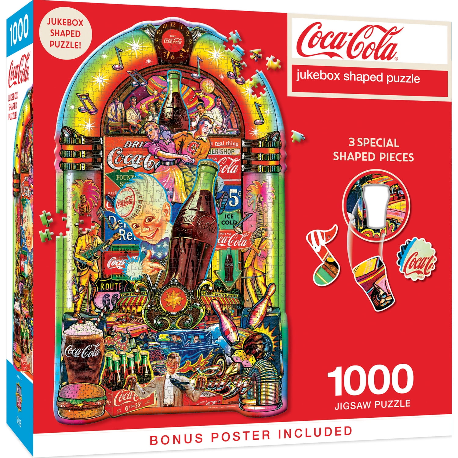 MasterPieces, Jigsaw Puzzle, 1000 Pieces, Coca-Cola Jukebox 21
