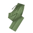 thumbnail image 7 of ClodeEU Women's Lightweight Quick Dry Straight Leg Sweatpants ,Breathable Loose Fit Casual Summer Pants Army Green,Women's Plus L, 7 of 7