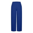 thumbnail image 4 of Juslio Pants for Women High Waist Loose with Pockets High Elastic Comfortable Straight Pants, 4 of 9