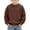 Brown -BP16, variant on Resicozy Boys Long Sleeve Waffle Shirts Crewneck Sweatshirt Fall Winter Basic Shirt, Casual School Daily, Toddler Kids, Soft Comfortable 3-14 Years Brown 120