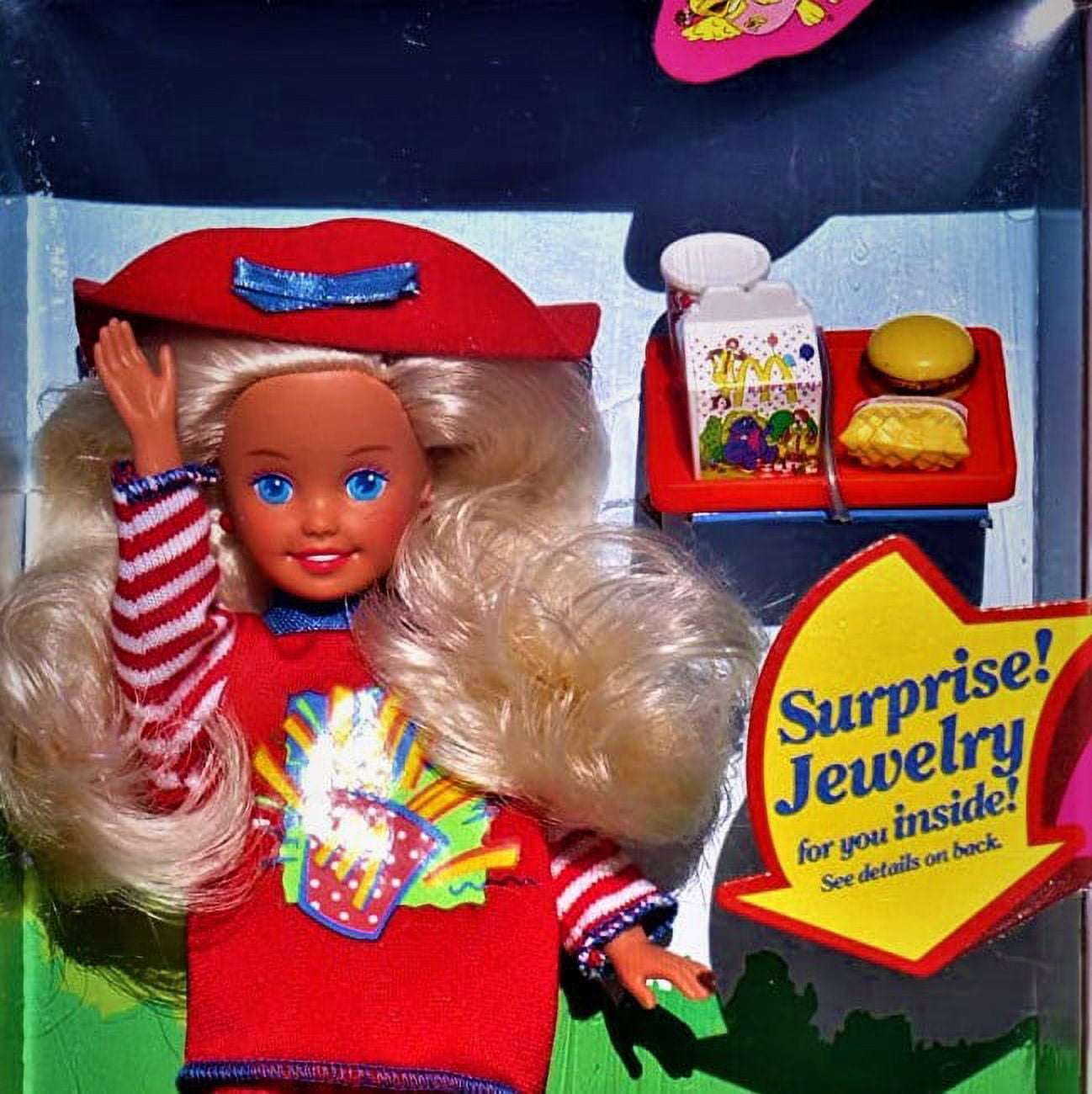 1993 Happy Meal Stacie Barbie NRFB 11474 Non Mint Box