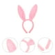 thumbnail image 2 of EeaseMX Diademas con orejas de conejo de peluche (rosa), 2 of 7