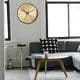 thumbnail image 5 of Reloj colgante Elegante Modo silencioso alimentado por batería a prueba de niebla Fácil lectura Retro Dial de cobre Redondo para la decoración Superficie de latón F Sunnimix Reloj de pared, 5 of 8