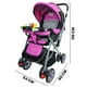 thumbnail image 4 of Carriola Reversible The Baby Shop H-B con toldo plegable 3 posiciones Rosa, 4 of 8