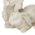 thumbnail image 4 of DecMode 11" Indoor Outdoor Rabbit Garden Sculpture, 4 of 8