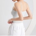 thumbnail image 5 of Jinhomg Womens Cotton Knit Tank Tops Casual Spaghetti Strap Camisole Lightweight Button Down Square Neck Crop Tops Cute Y2K Going Out Wear White XL, 5 of 7