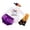 A-Purple, variant on mgoYE Newborn Baby Girl Halloween Outfit Ruffle Romper Bloomers Tutu Skirt Headband 3Pcs First Halloween Set Size 3-6 Months