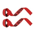 thumbnail image 3 of Correas para Levantamiento de Pesas shamjiam Muñequeras para Gimnasio Rojo, 3 of 8