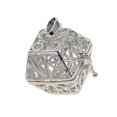 thumbnail image 2 of pitrice Perles Cage Charmes Médaillon Pendentif Paramètres pour DIY Collier Carré, 2 of 9