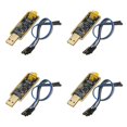 thumbnail image 1 of 4X FT232 FT232BL FT232RL USB 2.0 to TTL Download Cable Jumper Serial Adapter Module for Suport Win10,4 x Adapter Module 4 x 5Pin Line(Note: Random color, don't accept the specified color.), 1 of 6