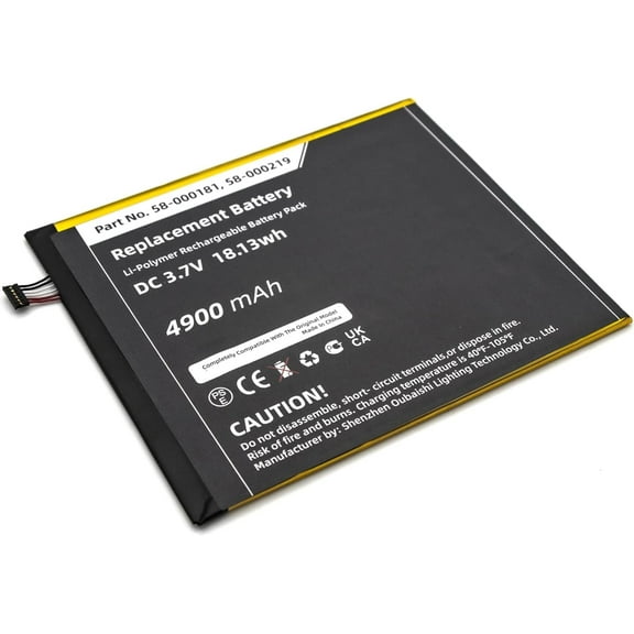 Tablet  Replacement  Battery for Amazon  Kindle Fire 8 7 Generation, Kindle Fire 8.7, Kindle Fire HD8 8TH, L5S83A, SX0340T, SX034QT 3.7V/mA