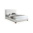 thumbnail image 3 of Meridian Furniture Nolita Cream Linen Textured Fabric King Bed, 3 of 7