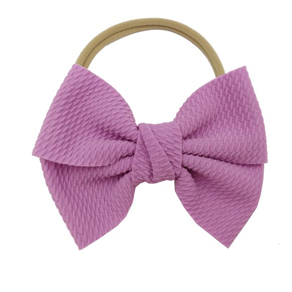 Baby Headbands forInfants - Elastic Hair Band with Bowknot Design for and Toddlers - Soft Comfort Headwear for Baby Girls