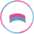 thumbnail image 1 of DAMAIE Children's Hula Hoop Detachable Plastic Massage Sports Hula Hoop Fitness Hoop, 1 of 6