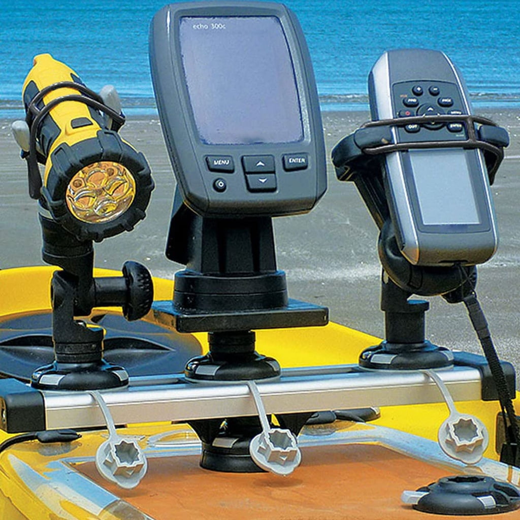 Canoes Kayak Mount Base Fishing Rod Holder Mount Base Kayak Mounting Track Rack Canoes Kayak Accessories