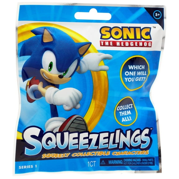 Sonic the Hedgehog Squeezelings Mystery Pack (1 RANDOM Figure!)