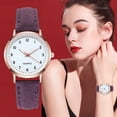thumbnail image 2 of Reloj de cuarzo luminoso para mujer, reloj de cuero digital Reloj de cuarzo para mujer, 2 of 3