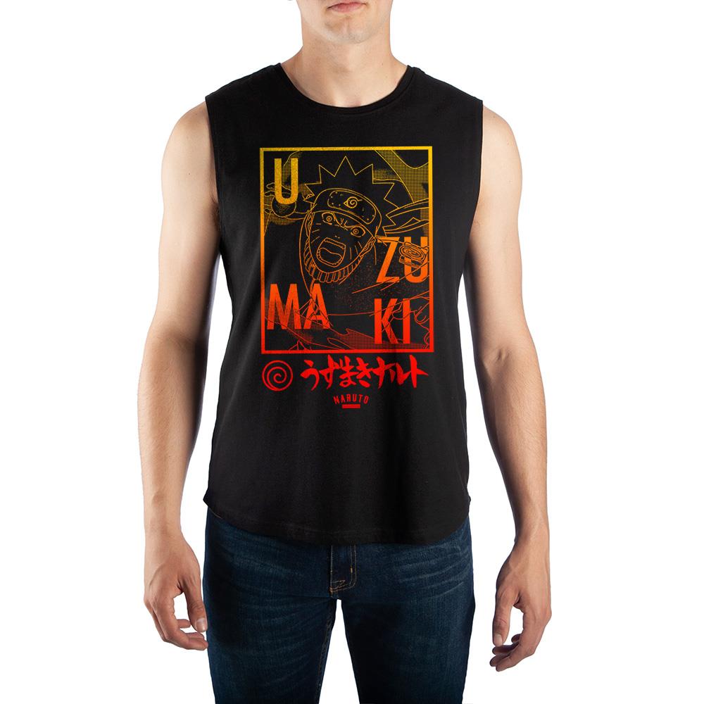Naruto Uzumaki Sleeveless Muscle Shirt 